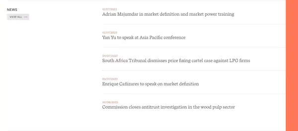 Global leaders in competition economics - RBB Economics - Landing design inspiration