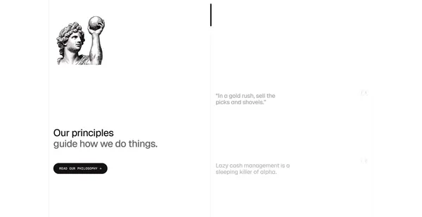 Titan | Wealth Management - Landing design inspiration