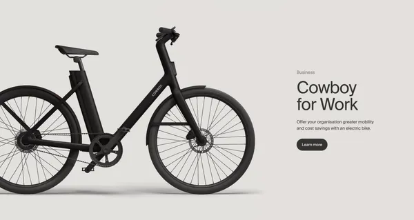 Cowboy - Electric Bike for Urban Riders - Landing design inspiration