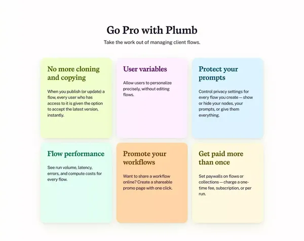 Plumb - AI Automation - Landing design inspiration