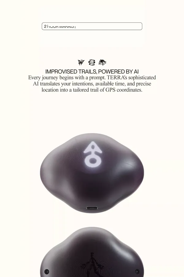 TERRA — A COMPANION FOR MINDFUL WANDERING - Landing design inspiration