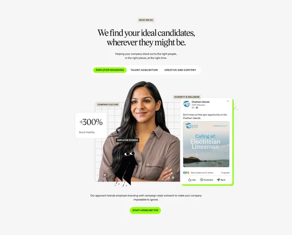 GoGetta - Landing design inspiration