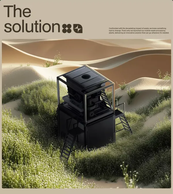 Saapro – Revolutionary Mobile Waste Management Solution - Landing design inspiration