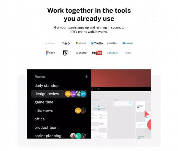 Switchboard | Collaboration space for remote work - Landing design inspiration
