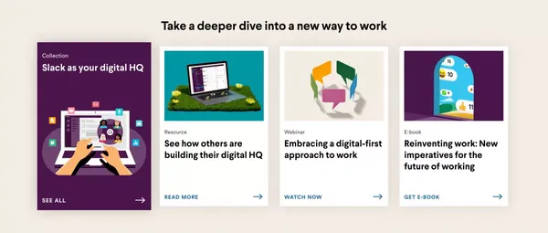 Slack is your digital HQ | Slack - Landing design inspiration