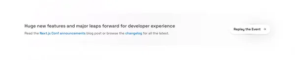 Next.js by Vercel - The React Framework - Landing design inspiration
