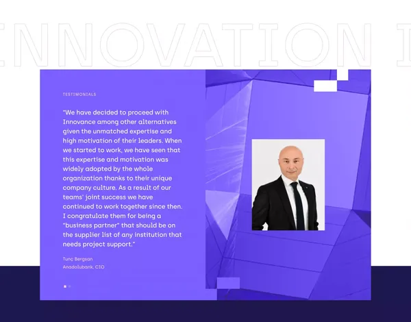 Homepage - Innovance - Landing design inspiration