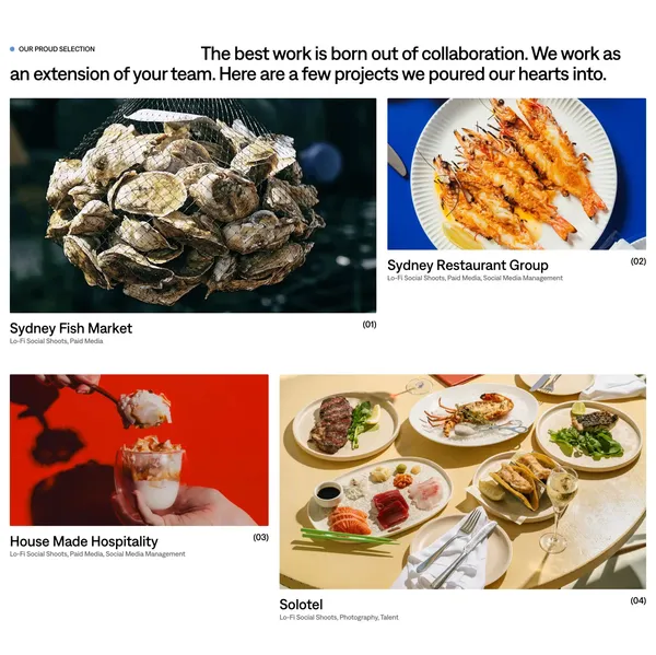 What Matters Agency - Portfolio design inspiration
