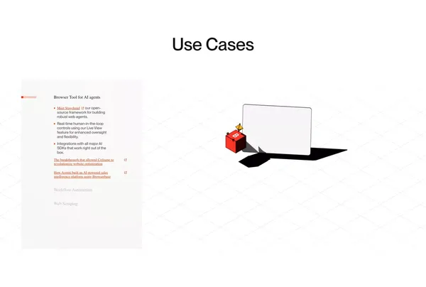 Browserbase: A web browser for AI agents & applications - Landing design inspiration