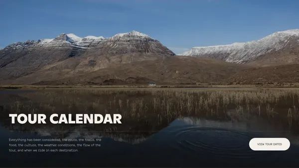Award Winning Worldwide Mountain Bike Tours | H+I Adventures - Landing design inspiration