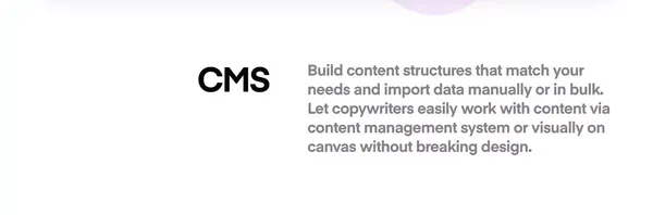 Visual development platform for designers and agencies - Ycode - Landing design inspiration