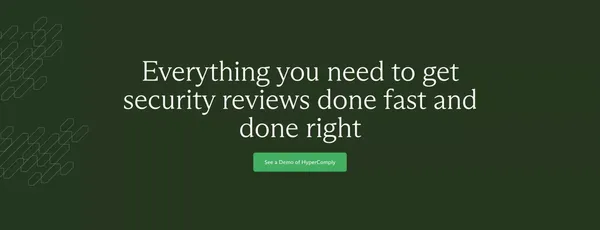 Automate security questionnaires with HyperComply - Landing design inspiration