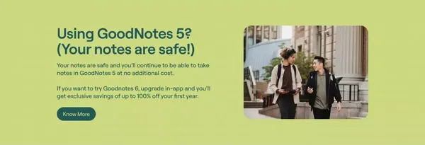 Goodnotes | Notes Reimagined | Note-Taking App - Landing design inspiration