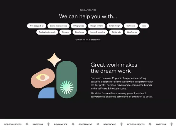Design Subscription - Double Makers - Landing design inspiration