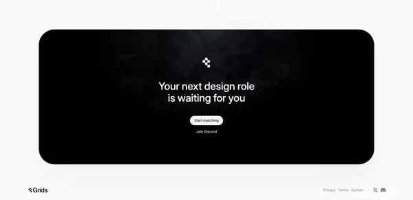 Grids - Landing design inspiration