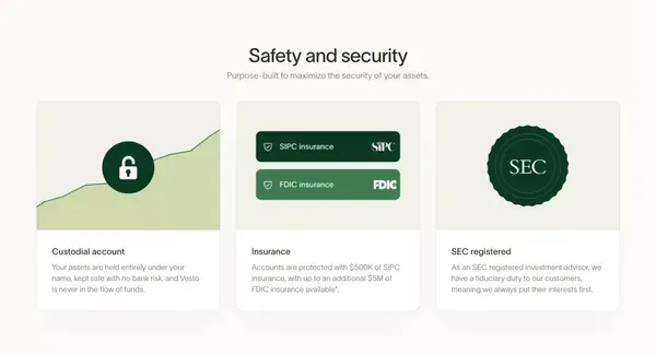 Vesto | Cash Management For Startups - Landing design inspiration