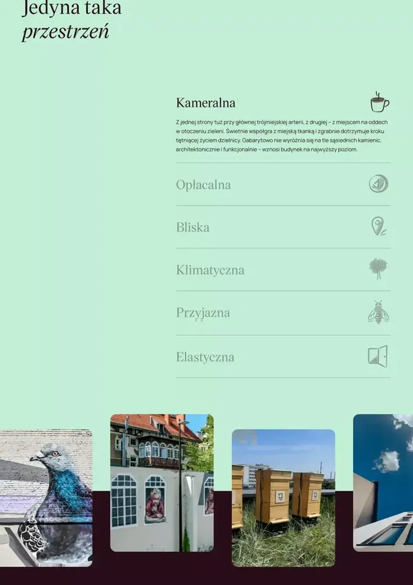 Officyna Gdańsk Wrzeszcz - Officyna - Landing design inspiration