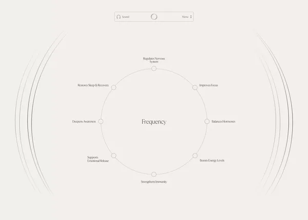 Frequency Breathwork - Landing design inspiration