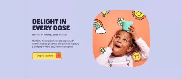 KOA Kids Vitamins — Kids' wellness made wonderful - Landing design inspiration