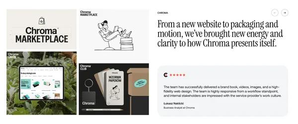 Unikorns® Work | Creative department for brands without in-house capacity - Landing design inspiration
