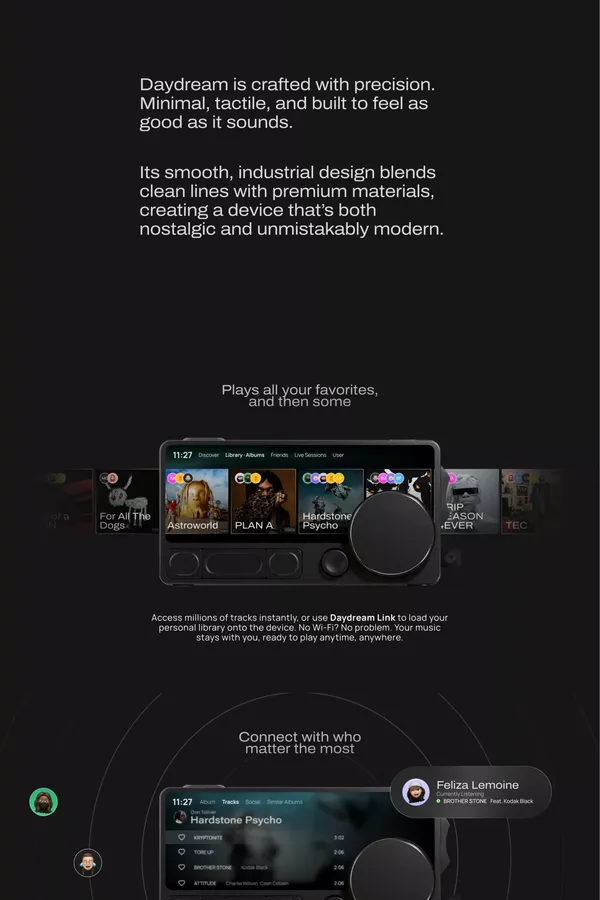 DAYDREAM - Landing design inspiration