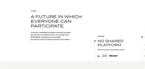 Digital value generation for everyone | 1iO - Landing design inspiration
