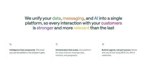 Customer.io Platform: Automation, Data, Content Creation - Landing design inspiration