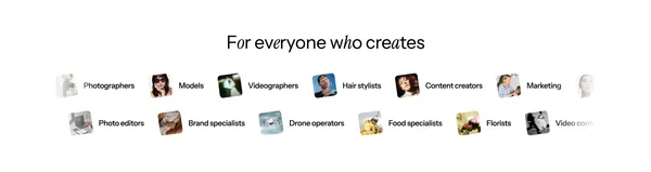 ISO Meet - Connect, Collaborate & Hire Creative Talent - Landing design inspiration