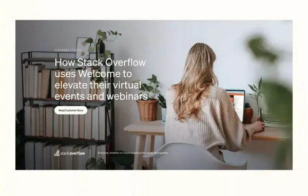 Welcome - Webinar Software for Marketers - Landing design inspiration