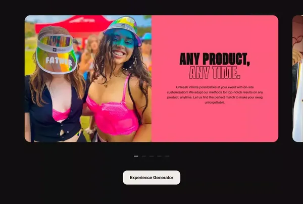 Family Industries Live - Live Printing Experts - Landing design inspiration