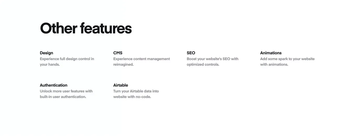 Features
