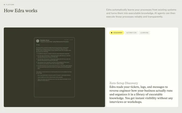Edra - Landing design inspiration