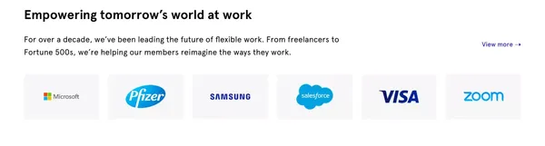 WeWork | Office Space and Workspace Solutions - Landing design inspiration