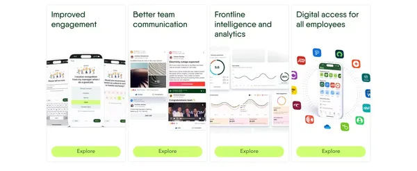 Blink - The Employee Experience App for Everyone | Blink - Landing design inspiration