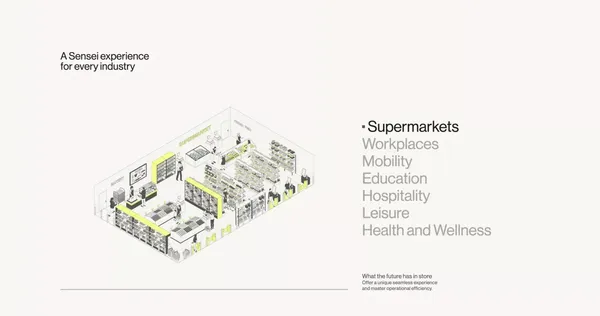 Sensei - Autonomous Retail Experiences - Landing design inspiration
