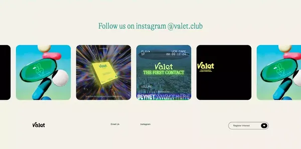 Valet: Mindful indulgence in your pocket. - Landing design inspiration