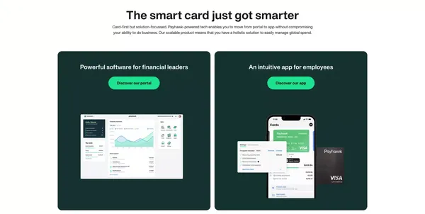The enterprise-grade credit card for global finance teams | Payhawk | Payhawk - Landing design inspiration