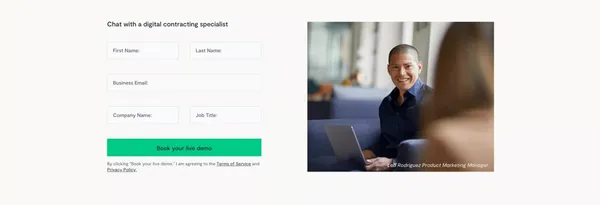 Ironclad: The Global Leader in Contract Management Software - Landing design inspiration