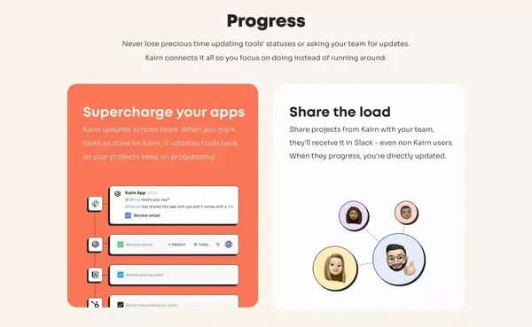 Kairn - Get Great Days - Landing design inspiration