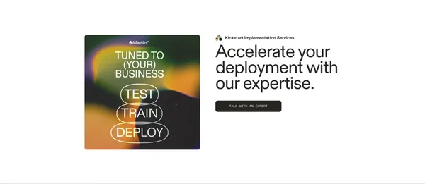 Adaptive ML - Landing design inspiration