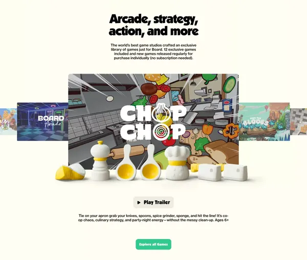 Board - Landing design inspiration