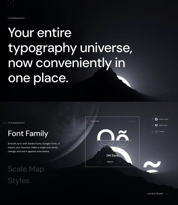 Flareum - Design System Builder - Landing design inspiration