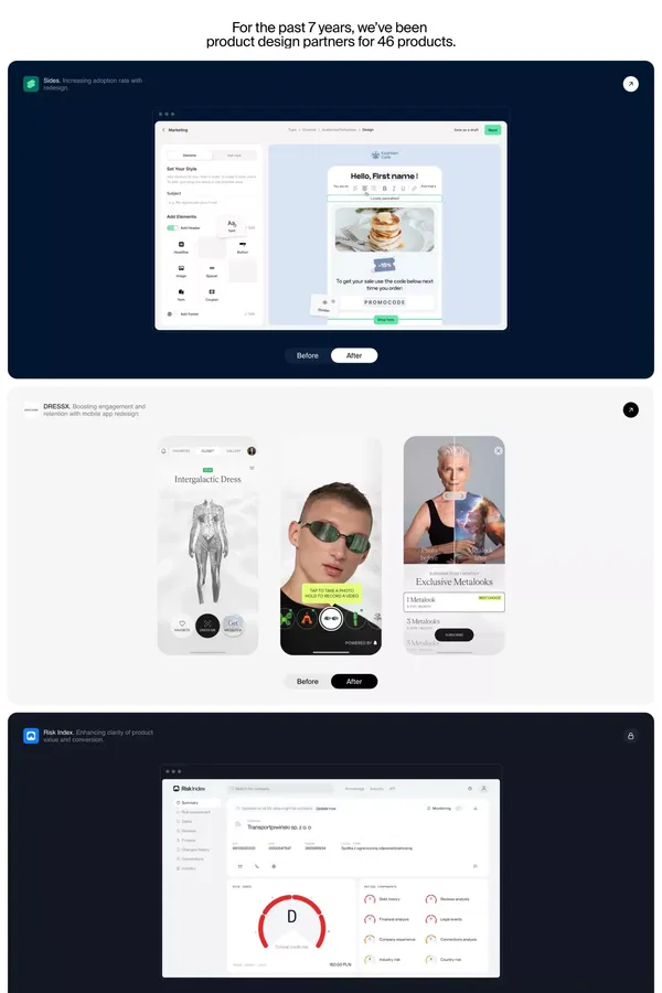 Other Land - Product Design team - Landing design inspiration