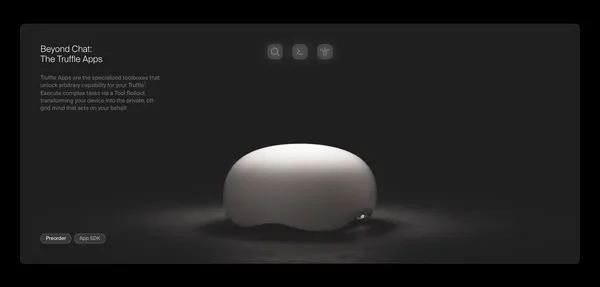 Meet Truffle — Your Private Exo-cortex  |  Truffle - Landing design inspiration