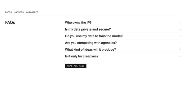 Springboards -  The Creative AI Tool for Agencies & Strategists - Landing design inspiration