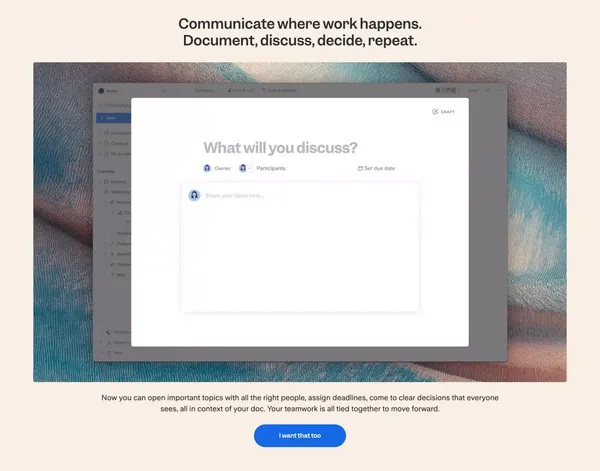 Slite - The workspace for remote teams - Landing design inspiration
