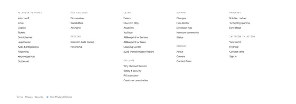 Intercom | The only helpdesk designed for the AI Agent era - Landing design inspiration