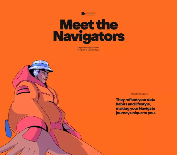 Navigate - Landing design inspiration