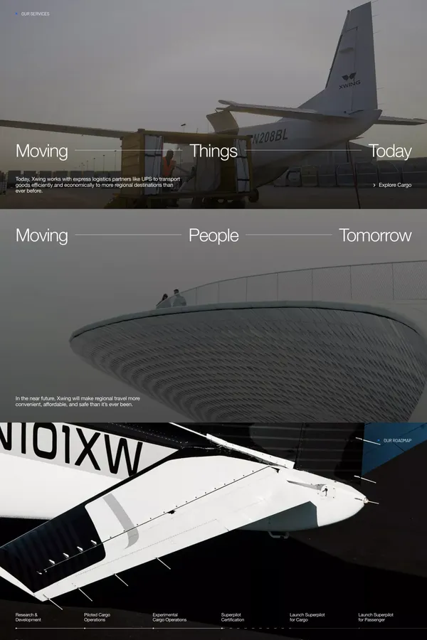 Xwing - Transforming the Way We Fly - Landing design inspiration