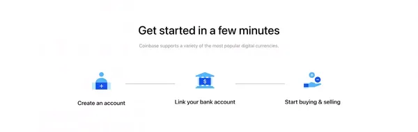 Coinbase - Landing design inspiration
